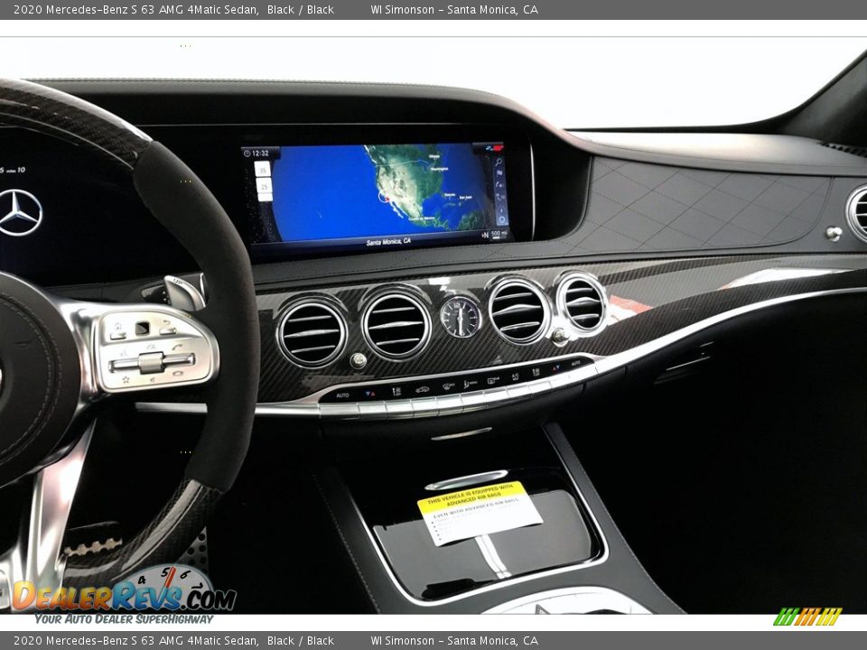 Dashboard of 2020 Mercedes-Benz S 63 AMG 4Matic Sedan Photo #6