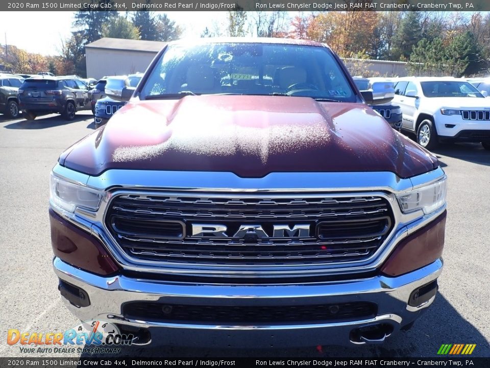 2020 Ram 1500 Limited Crew Cab 4x4 Delmonico Red Pearl / Indigo/Frost Photo #7