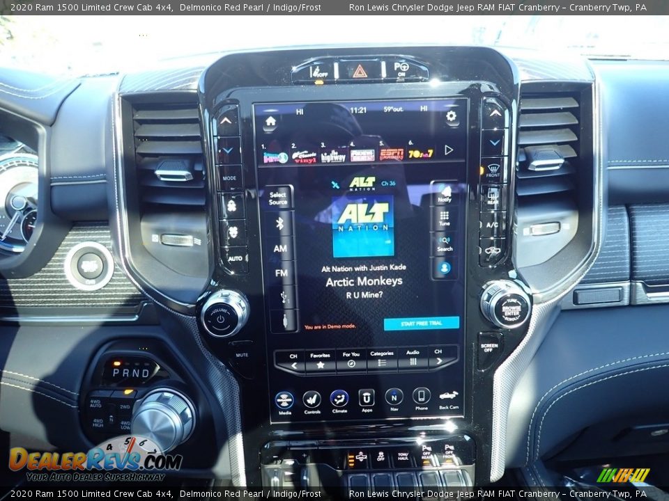 2020 Ram 1500 Limited Crew Cab 4x4 Delmonico Red Pearl / Indigo/Frost Photo #16