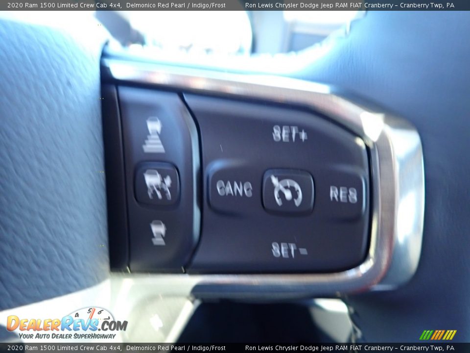 2020 Ram 1500 Limited Crew Cab 4x4 Delmonico Red Pearl / Indigo/Frost Photo #19