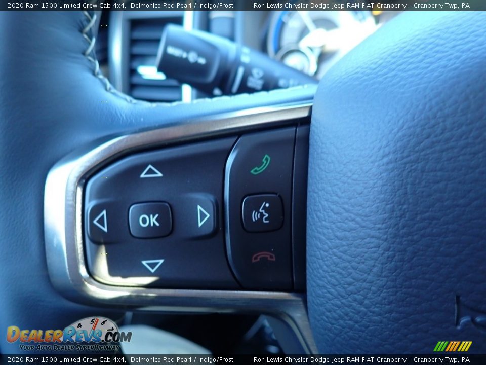 2020 Ram 1500 Limited Crew Cab 4x4 Delmonico Red Pearl / Indigo/Frost Photo #20