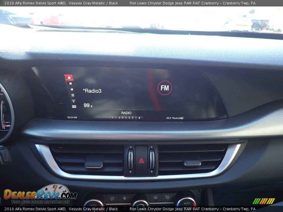 2019 Alfa Romeo Stelvio Sport AWD Vesuvio Gray Metallic / Black Photo #21