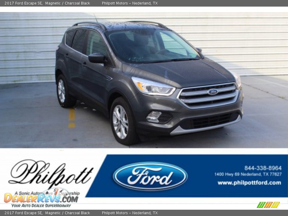 2017 Ford Escape SE Magnetic / Charcoal Black Photo #1