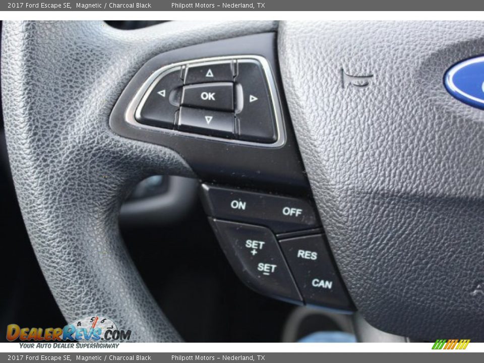 2017 Ford Escape SE Magnetic / Charcoal Black Photo #14