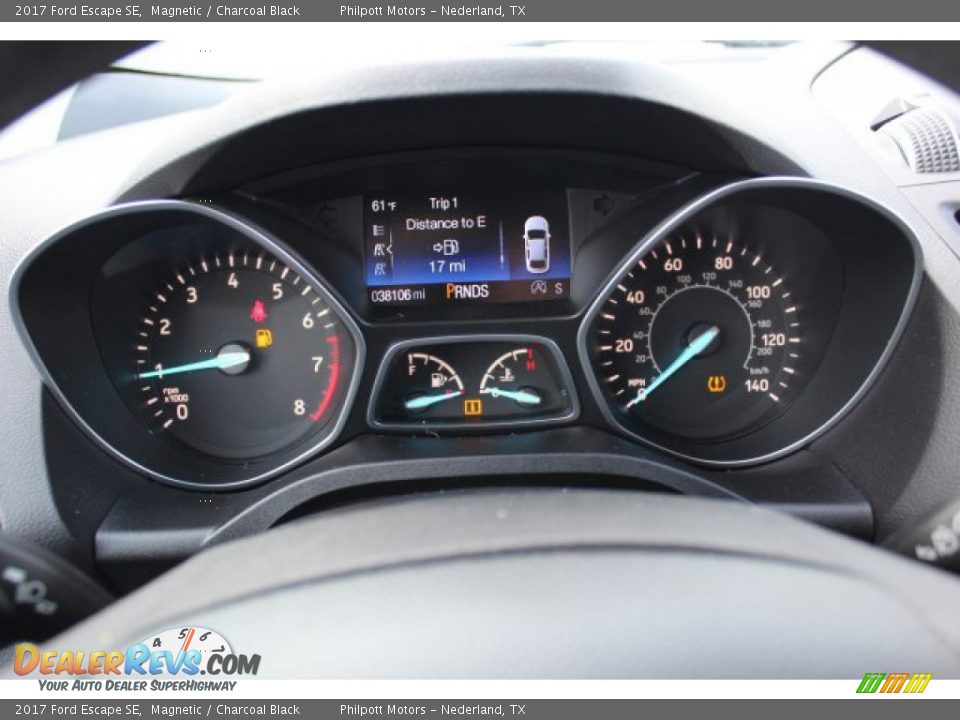 2017 Ford Escape SE Magnetic / Charcoal Black Photo #16