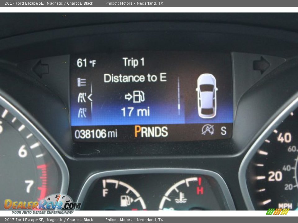 2017 Ford Escape SE Magnetic / Charcoal Black Photo #17