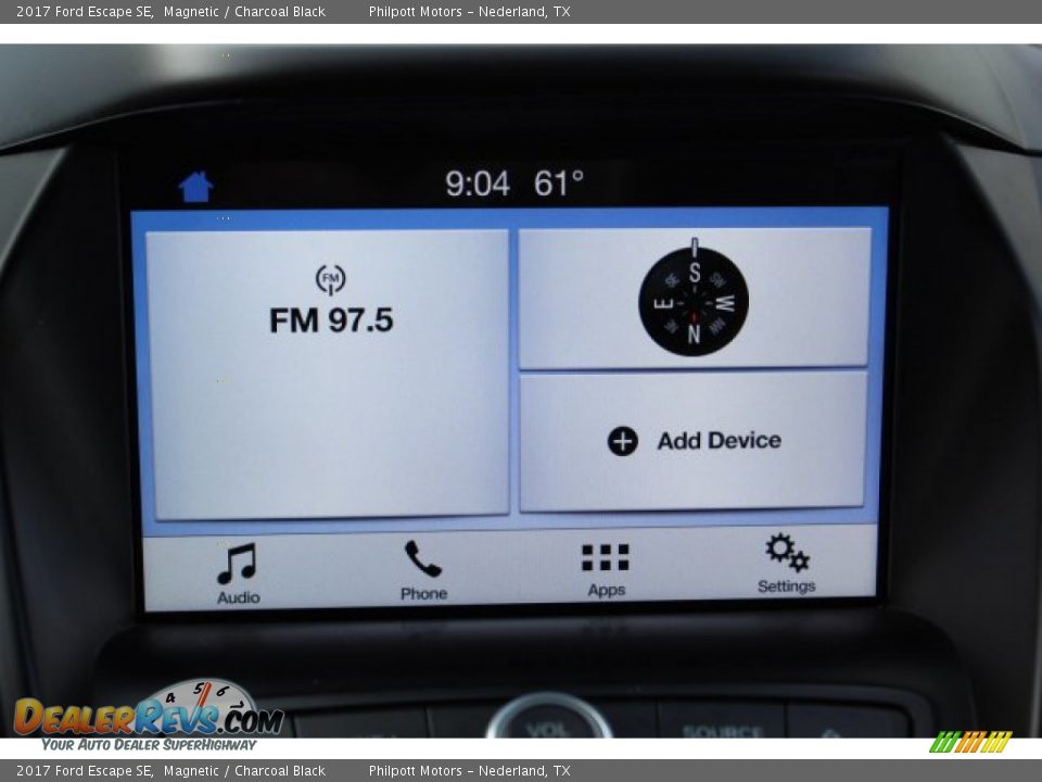 2017 Ford Escape SE Magnetic / Charcoal Black Photo #18