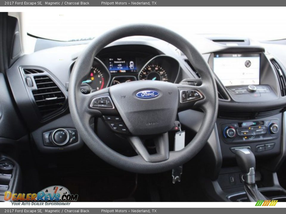 2017 Ford Escape SE Magnetic / Charcoal Black Photo #25