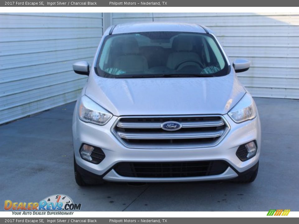 2017 Ford Escape SE Ingot Silver / Charcoal Black Photo #3