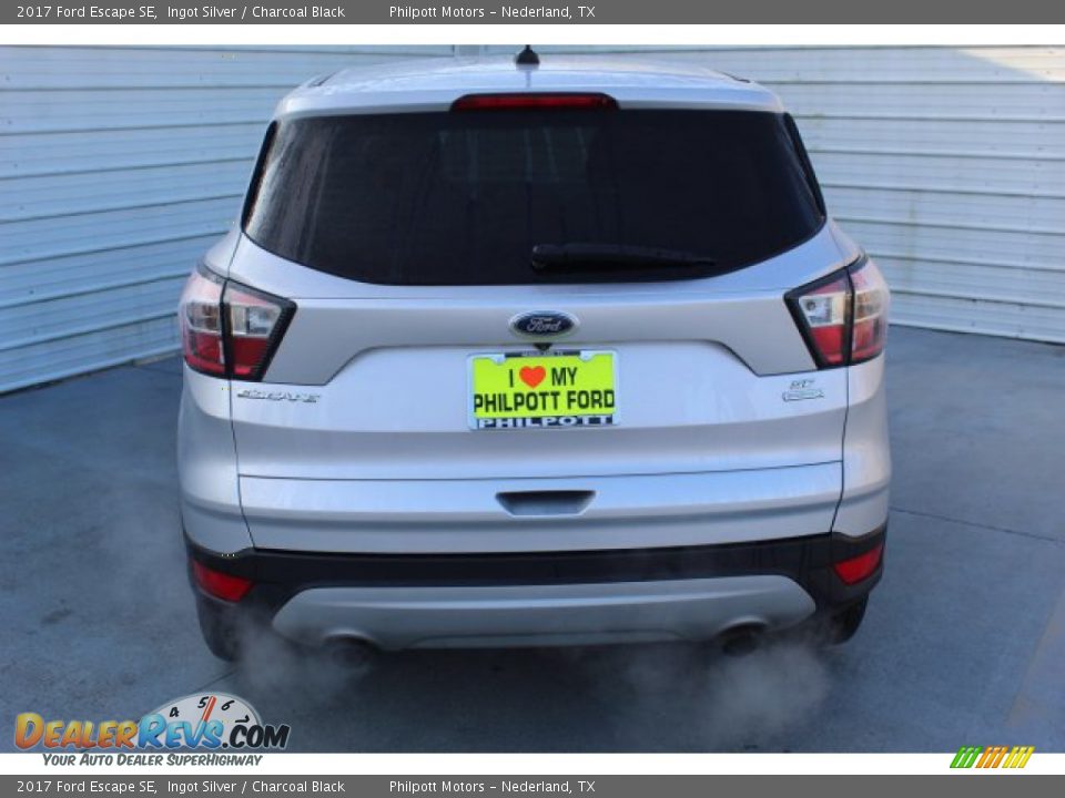 2017 Ford Escape SE Ingot Silver / Charcoal Black Photo #7