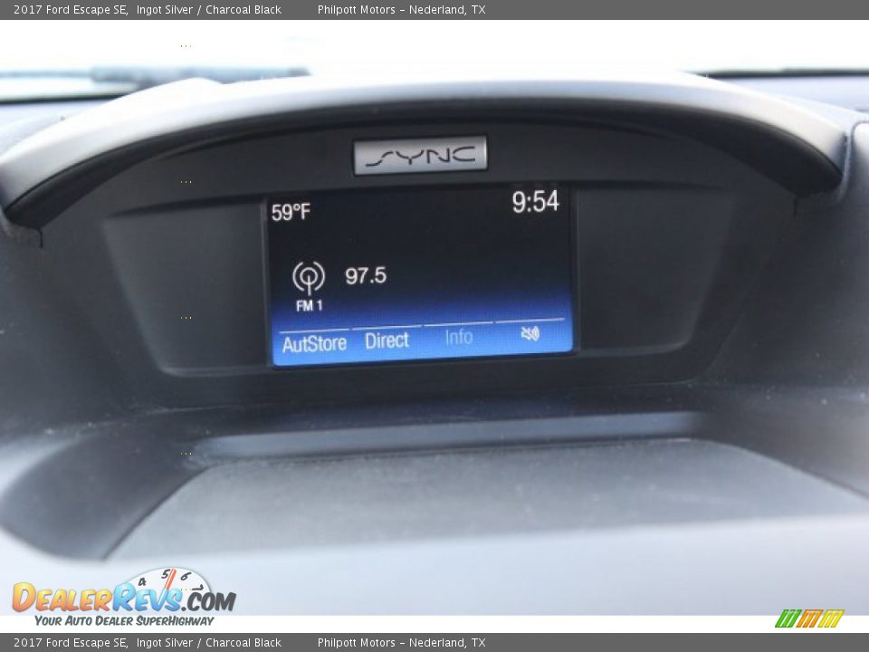 2017 Ford Escape SE Ingot Silver / Charcoal Black Photo #17