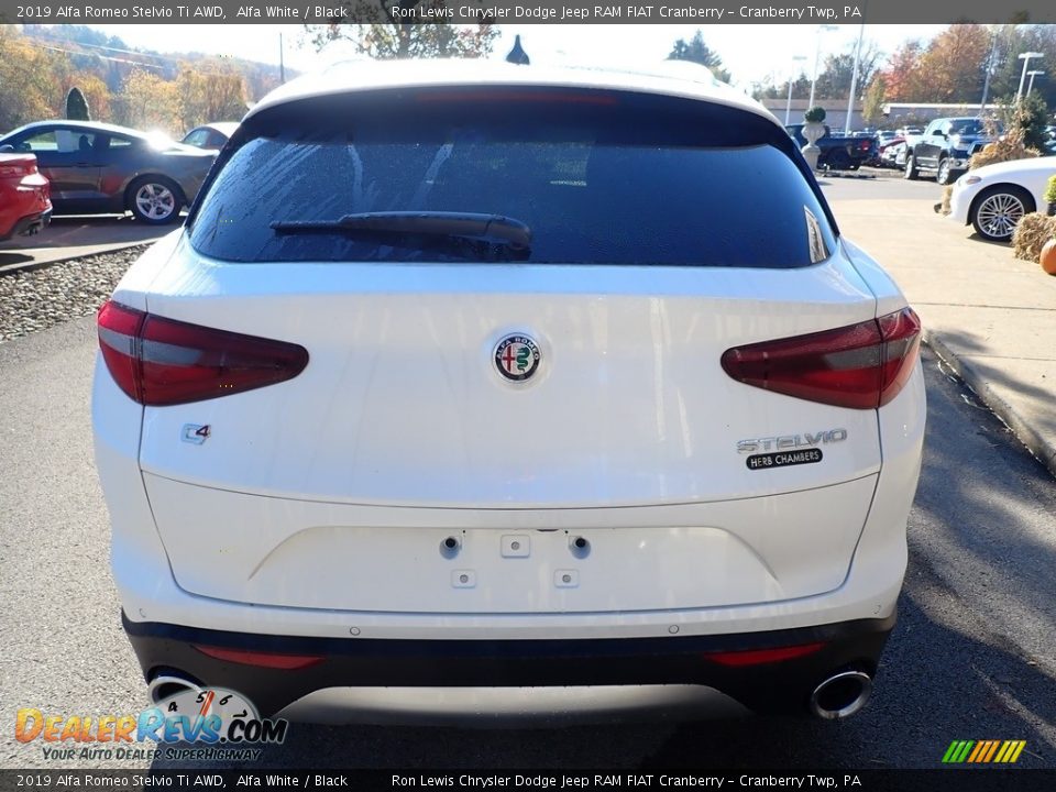 2019 Alfa Romeo Stelvio Ti AWD Alfa White / Black Photo #6