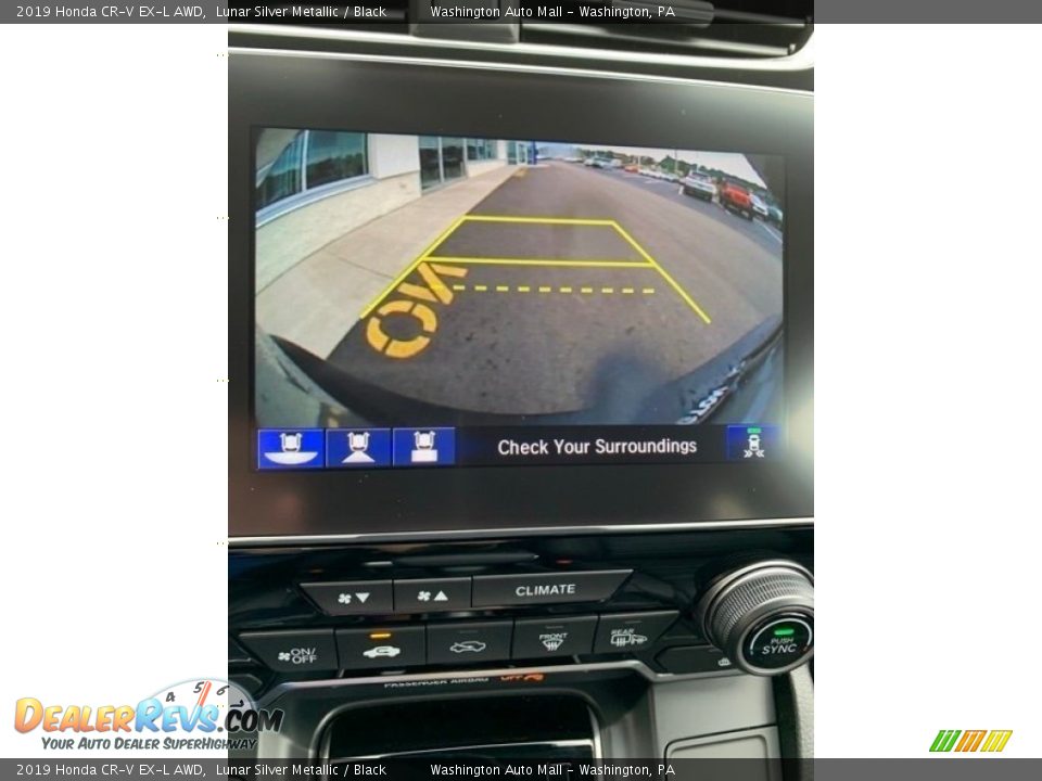 2019 Honda CR-V EX-L AWD Lunar Silver Metallic / Black Photo #34