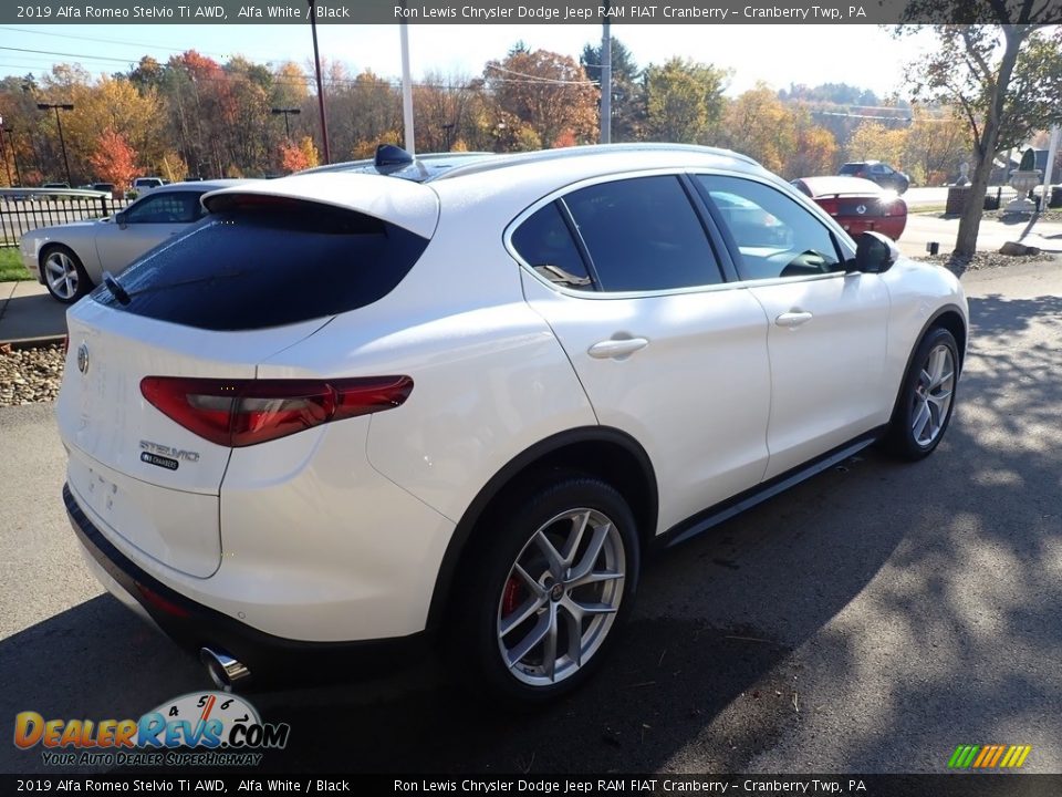 2019 Alfa Romeo Stelvio Ti AWD Alfa White / Black Photo #7