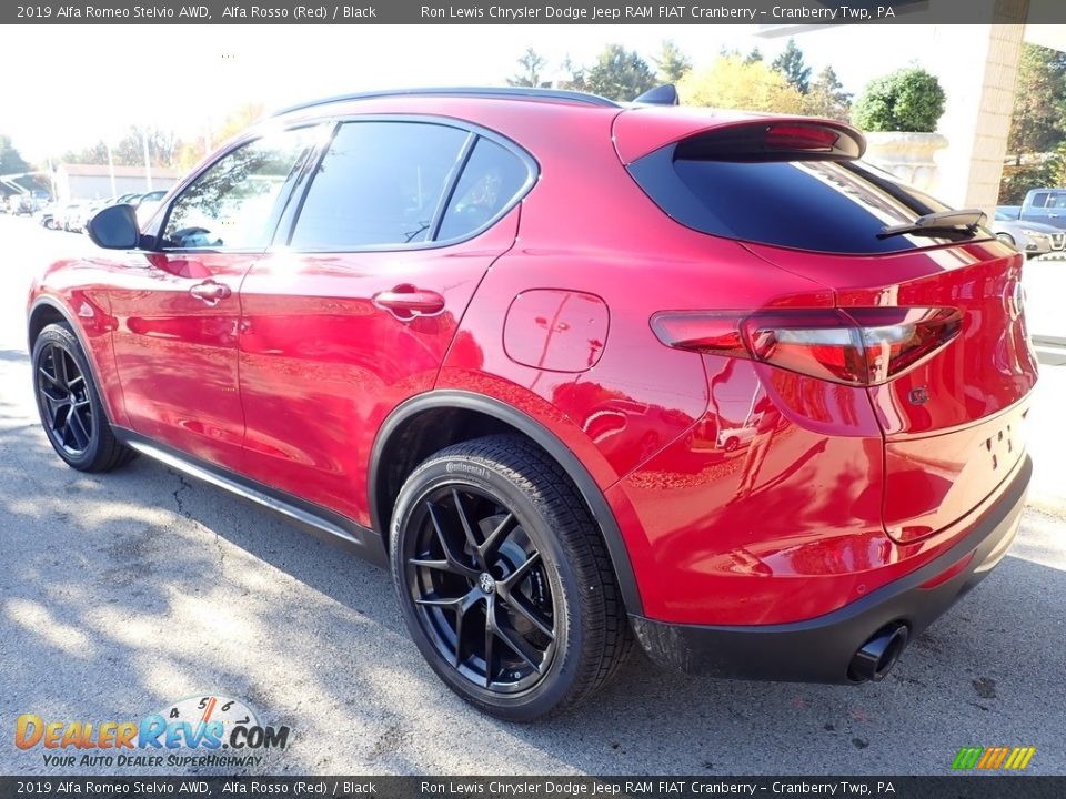 2019 Alfa Romeo Stelvio AWD Alfa Rosso (Red) / Black Photo #6