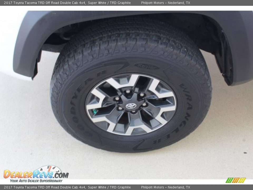 2017 Toyota Tacoma TRD Off Road Double Cab 4x4 Super White / TRD Graphite Photo #5