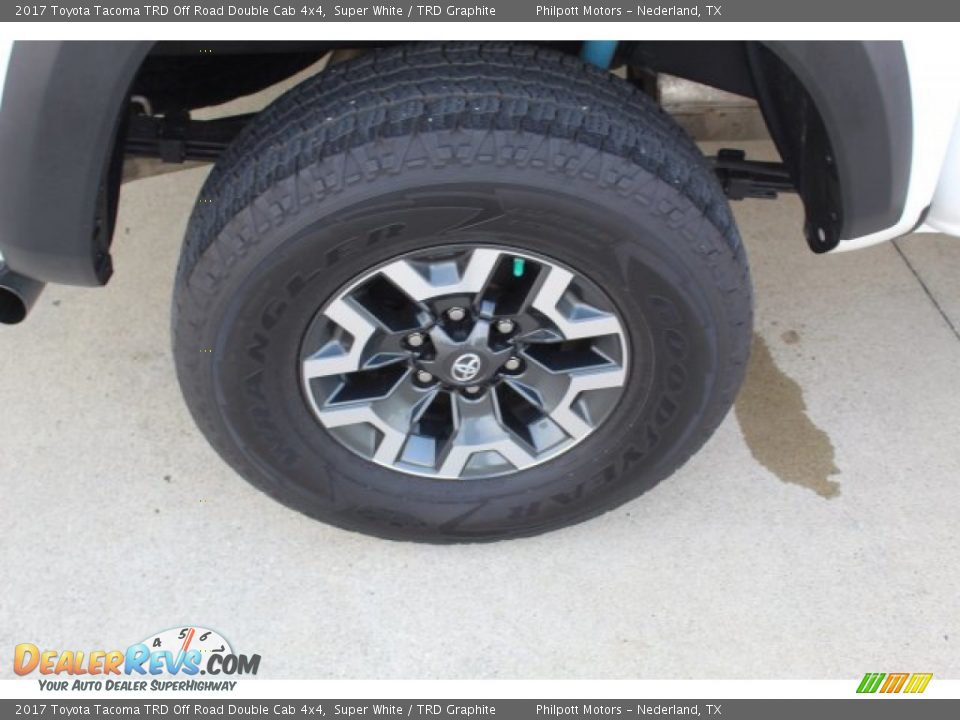 2017 Toyota Tacoma TRD Off Road Double Cab 4x4 Super White / TRD Graphite Photo #7