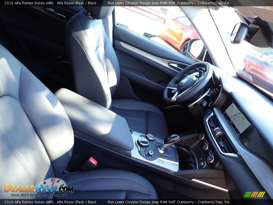 2019 Alfa Romeo Stelvio AWD Alfa Rosso (Red) / Black Photo #14