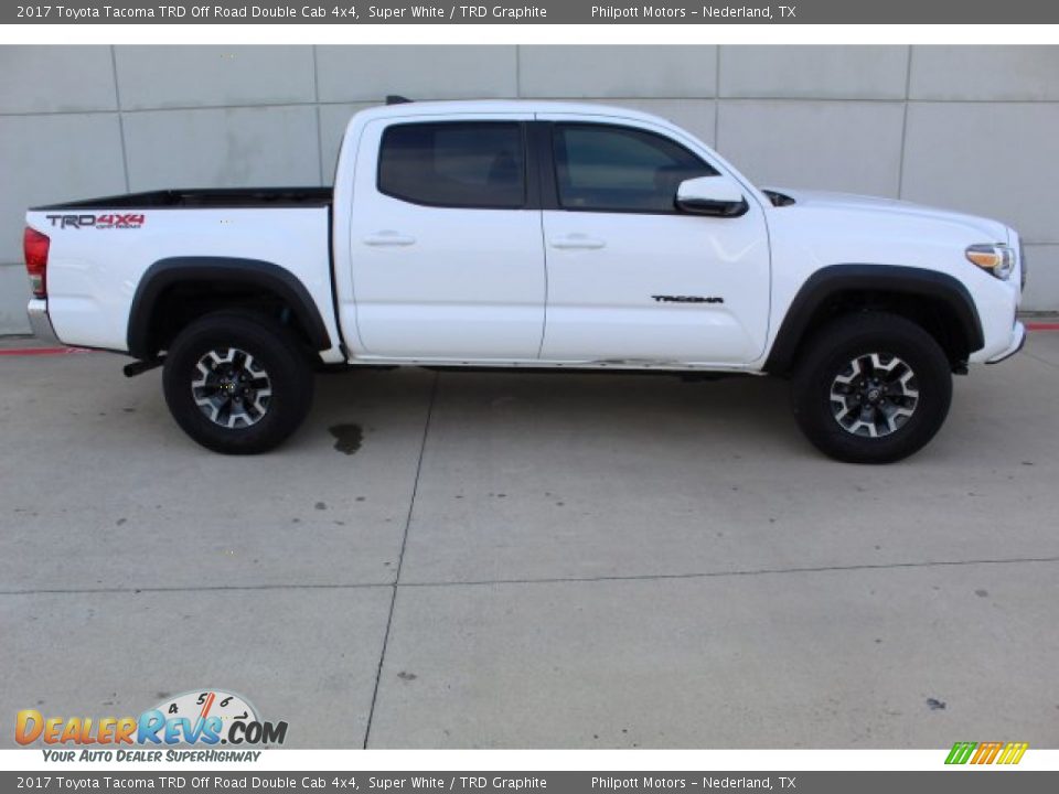 2017 Toyota Tacoma TRD Off Road Double Cab 4x4 Super White / TRD Graphite Photo #9