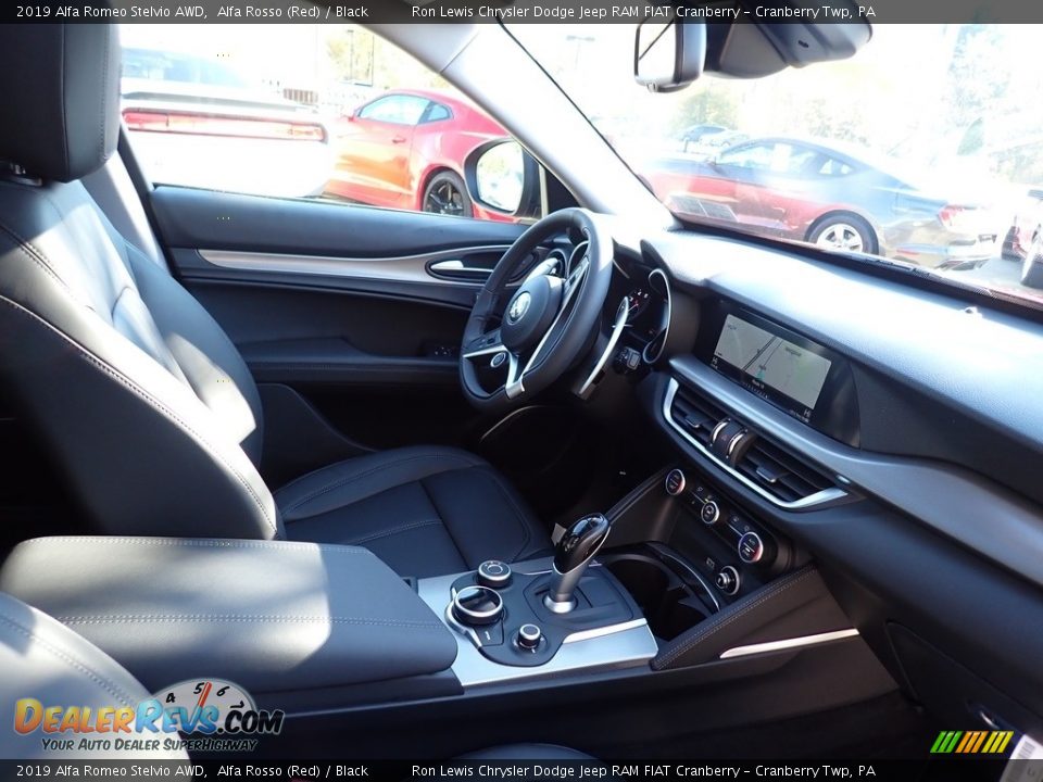 2019 Alfa Romeo Stelvio AWD Alfa Rosso (Red) / Black Photo #15