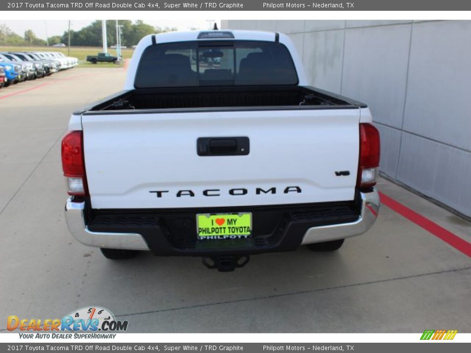 2017 Toyota Tacoma TRD Off Road Double Cab 4x4 Super White / TRD Graphite Photo #11