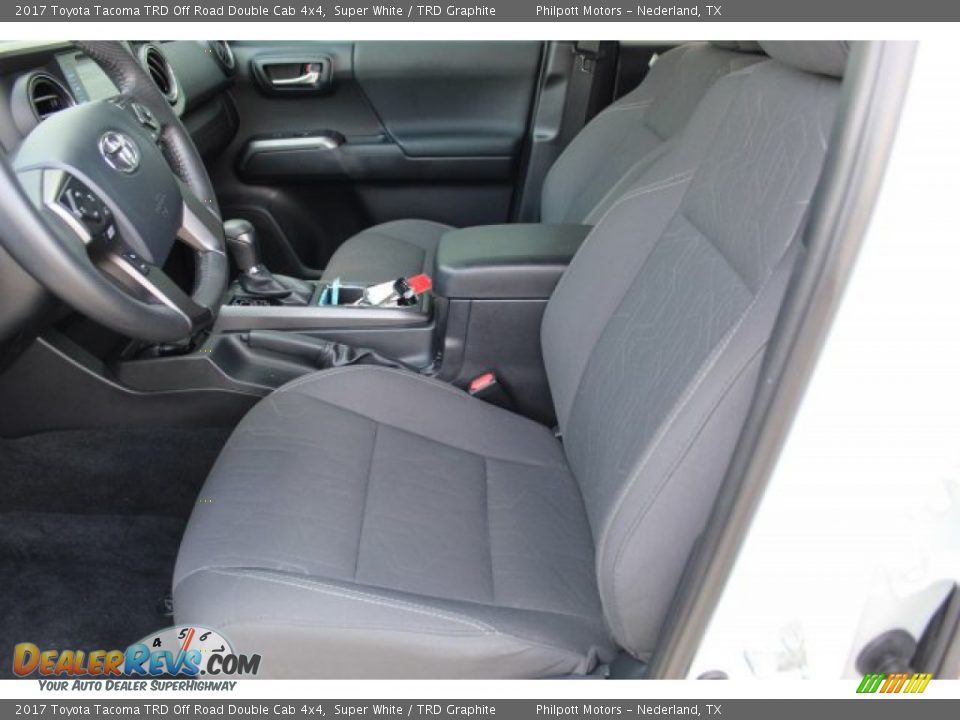 2017 Toyota Tacoma TRD Off Road Double Cab 4x4 Super White / TRD Graphite Photo #14
