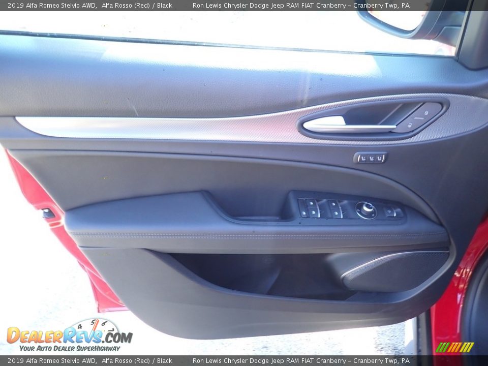 2019 Alfa Romeo Stelvio AWD Alfa Rosso (Red) / Black Photo #19