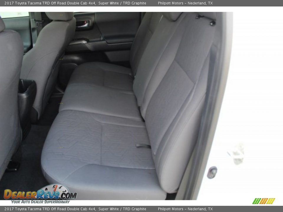 2017 Toyota Tacoma TRD Off Road Double Cab 4x4 Super White / TRD Graphite Photo #24