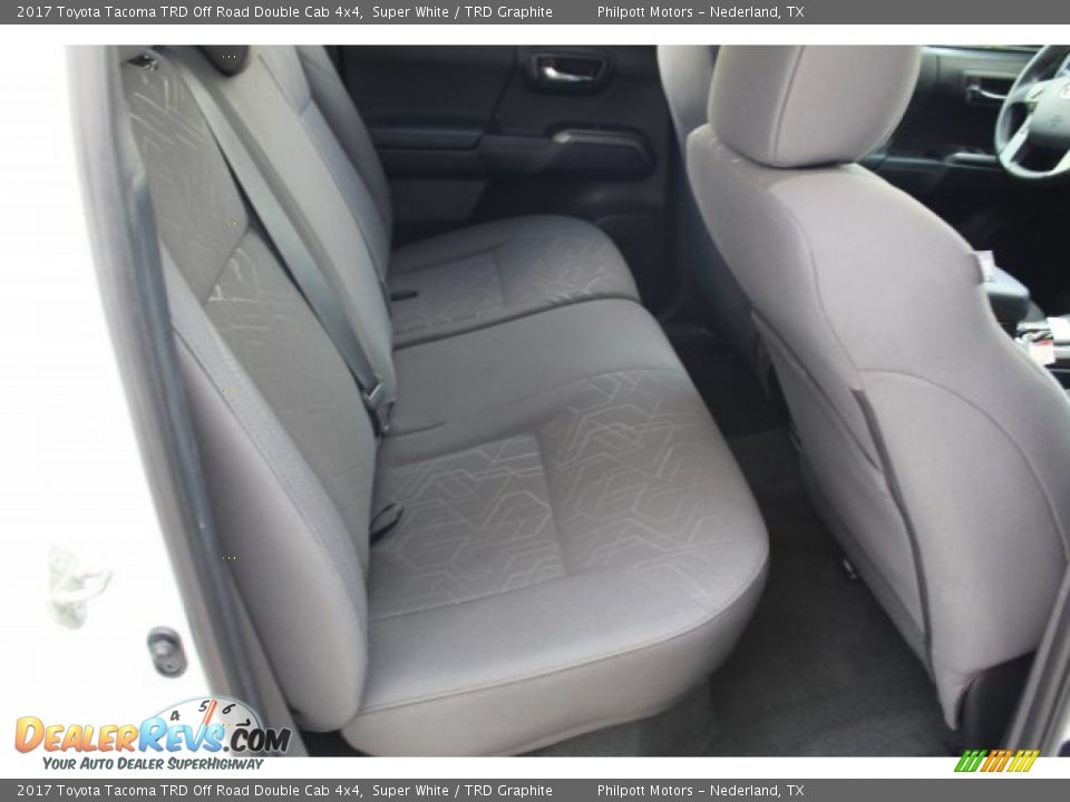 2017 Toyota Tacoma TRD Off Road Double Cab 4x4 Super White / TRD Graphite Photo #29