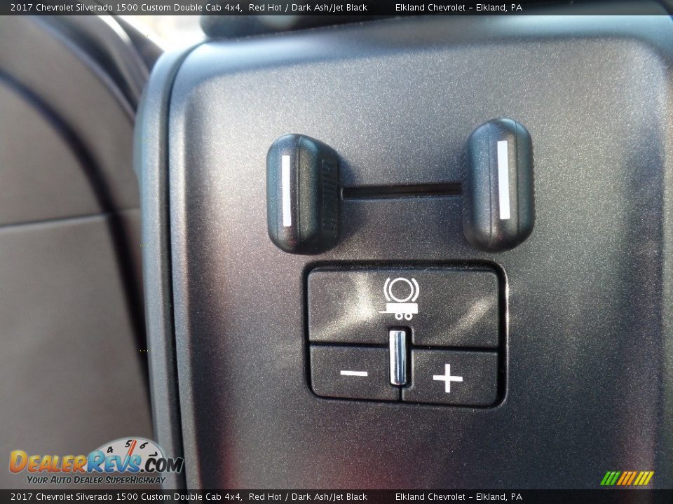 2017 Chevrolet Silverado 1500 Custom Double Cab 4x4 Red Hot / Dark Ash/Jet Black Photo #21