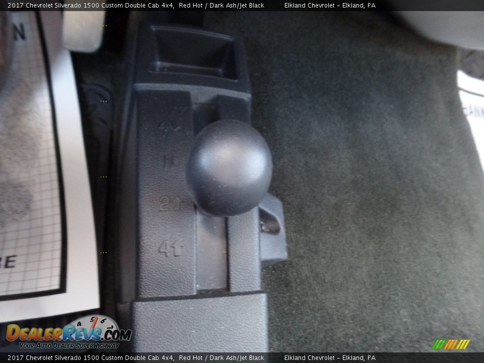 2017 Chevrolet Silverado 1500 Custom Double Cab 4x4 Red Hot / Dark Ash/Jet Black Photo #23