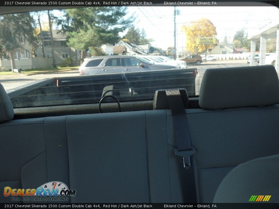 2017 Chevrolet Silverado 1500 Custom Double Cab 4x4 Red Hot / Dark Ash/Jet Black Photo #33