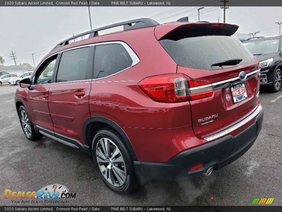 2020 Subaru Ascent Limited Crimson Red Pearl / Slate Photo #4