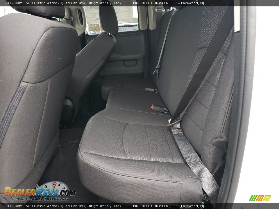 2019 Ram 1500 Classic Warlock Quad Cab 4x4 Bright White / Black Photo #6