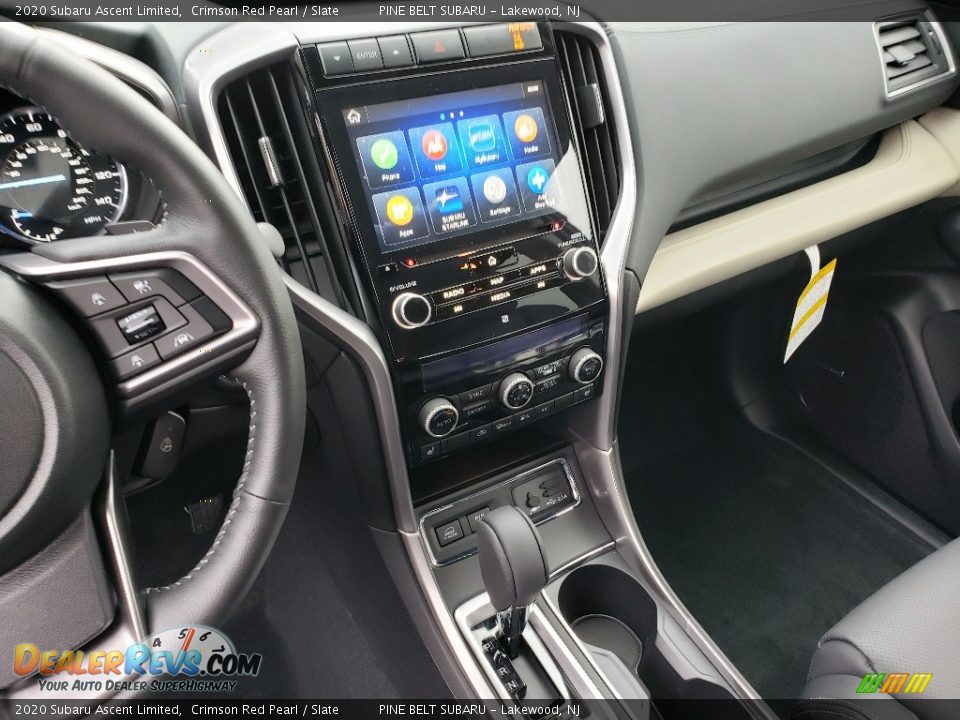 2020 Subaru Ascent Limited Crimson Red Pearl / Slate Photo #10