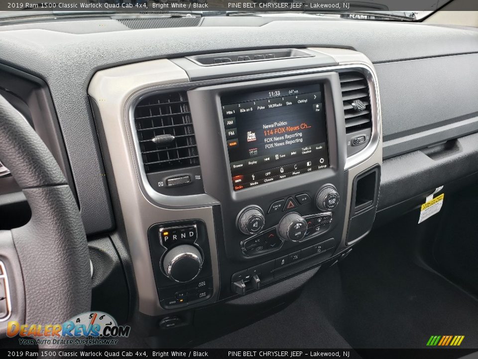 2019 Ram 1500 Classic Warlock Quad Cab 4x4 Bright White / Black Photo #10