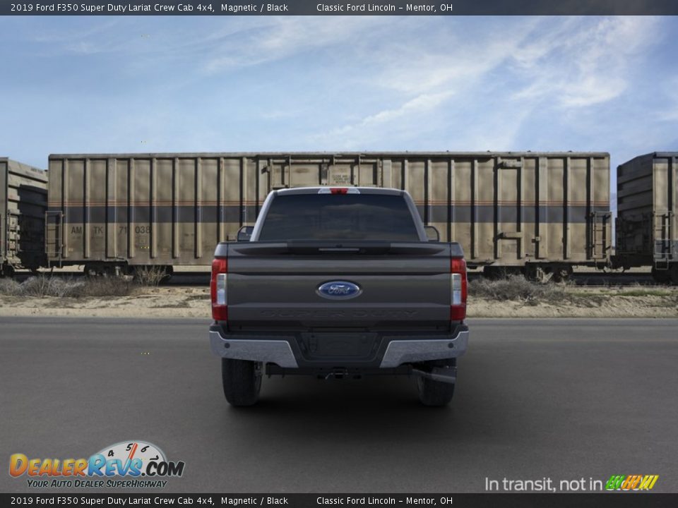 2019 Ford F350 Super Duty Lariat Crew Cab 4x4 Magnetic / Black Photo #5
