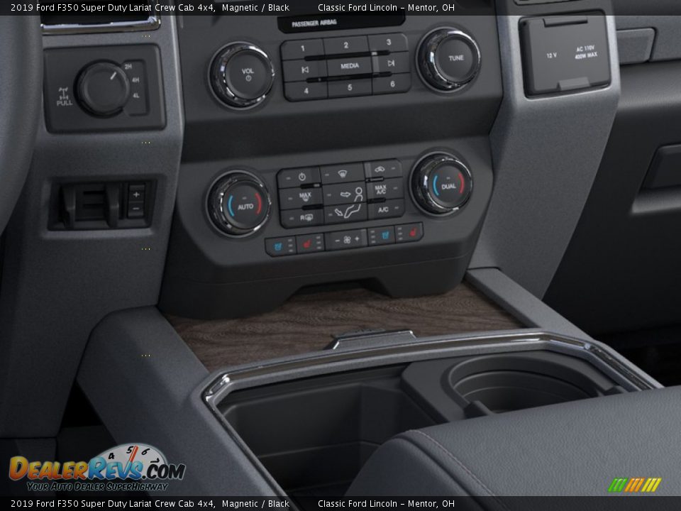 2019 Ford F350 Super Duty Lariat Crew Cab 4x4 Magnetic / Black Photo #15