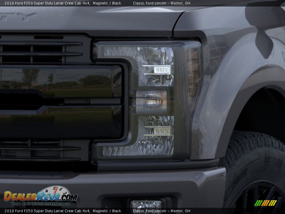 2019 Ford F350 Super Duty Lariat Crew Cab 4x4 Magnetic / Black Photo #18