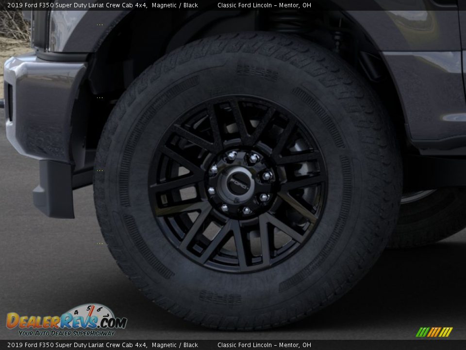 2019 Ford F350 Super Duty Lariat Crew Cab 4x4 Magnetic / Black Photo #19