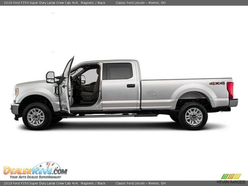 2019 Ford F350 Super Duty Lariat Crew Cab 4x4 Magnetic / Black Photo #24