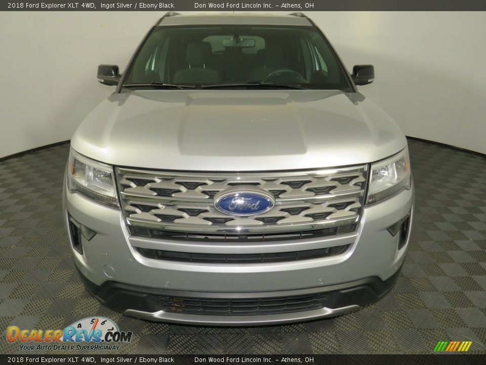 2018 Ford Explorer XLT 4WD Ingot Silver / Ebony Black Photo #4