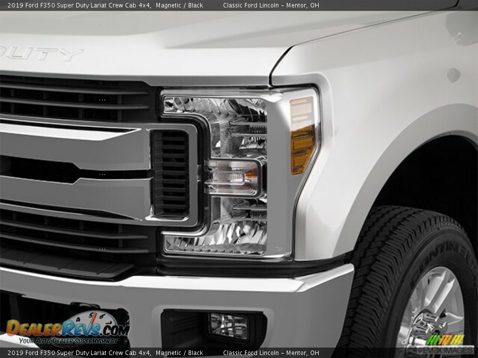 2019 Ford F350 Super Duty Lariat Crew Cab 4x4 Magnetic / Black Photo #28