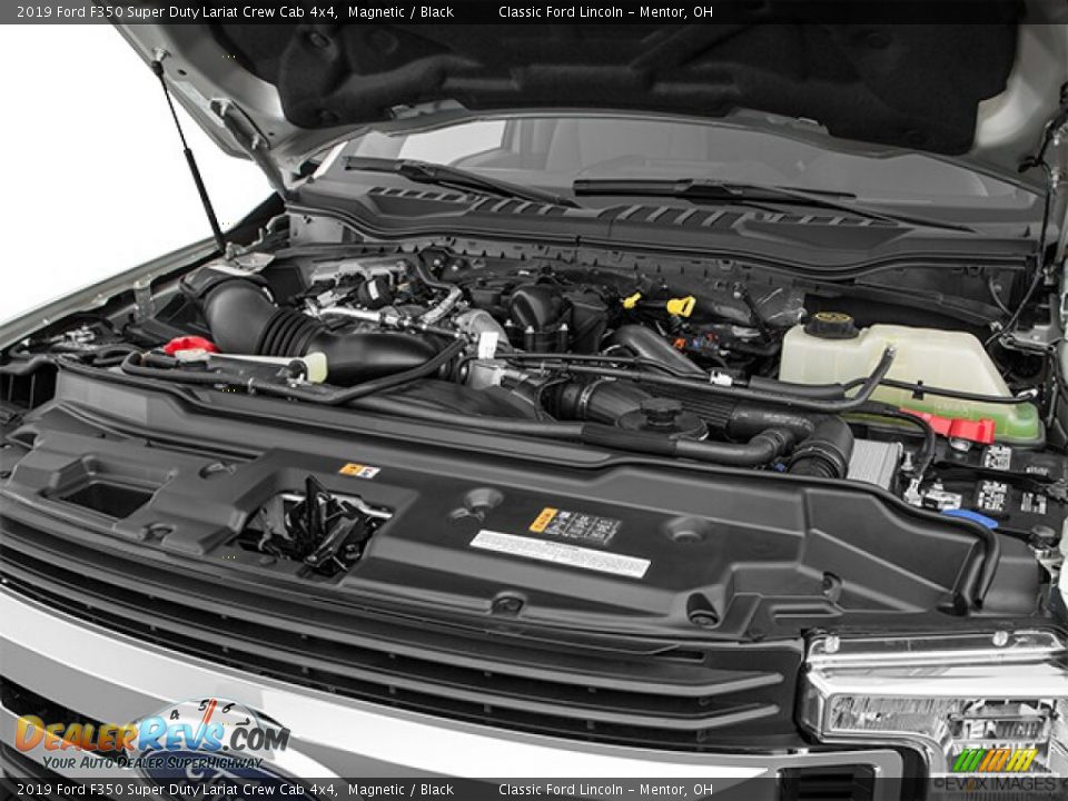 2019 Ford F350 Super Duty Lariat Crew Cab 4x4 Magnetic / Black Photo #32