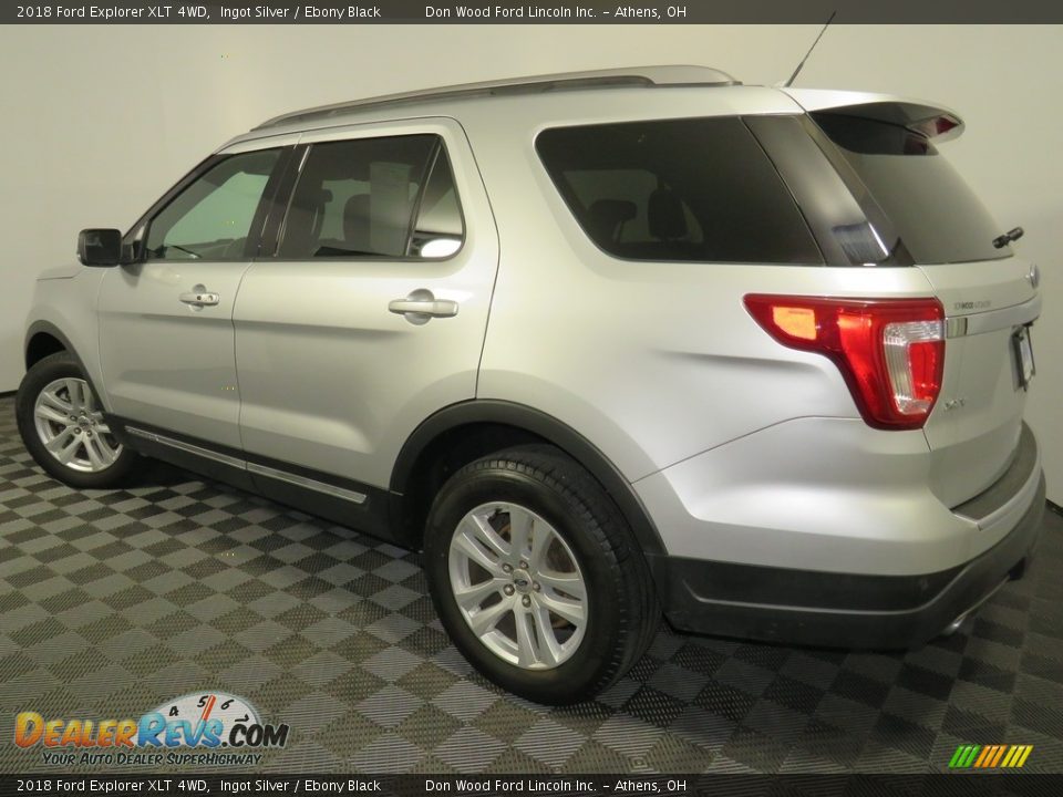 2018 Ford Explorer XLT 4WD Ingot Silver / Ebony Black Photo #9