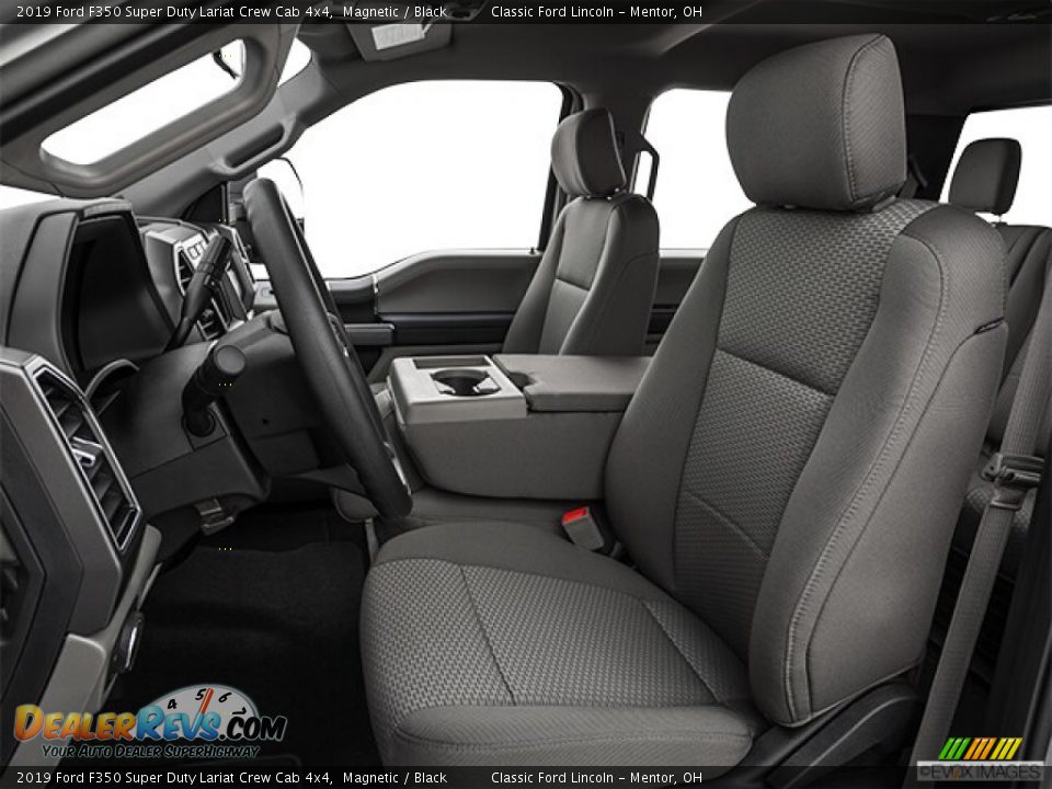 2019 Ford F350 Super Duty Lariat Crew Cab 4x4 Magnetic / Black Photo #33