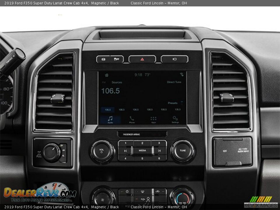 2019 Ford F350 Super Duty Lariat Crew Cab 4x4 Magnetic / Black Photo #35