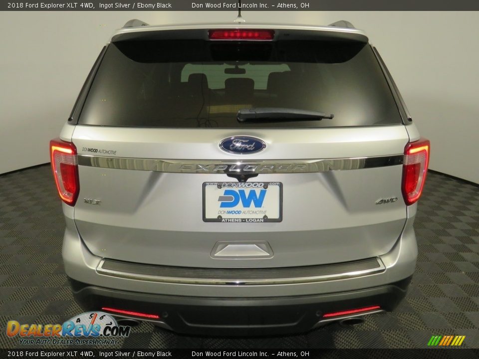 2018 Ford Explorer XLT 4WD Ingot Silver / Ebony Black Photo #11