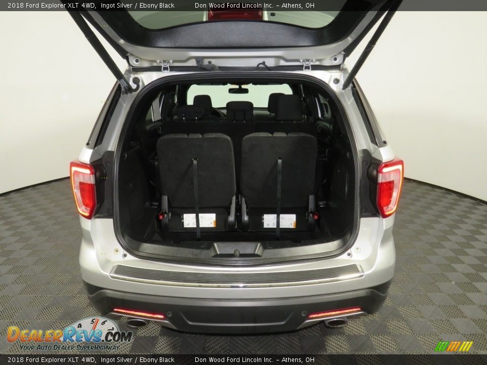 2018 Ford Explorer XLT 4WD Ingot Silver / Ebony Black Photo #12