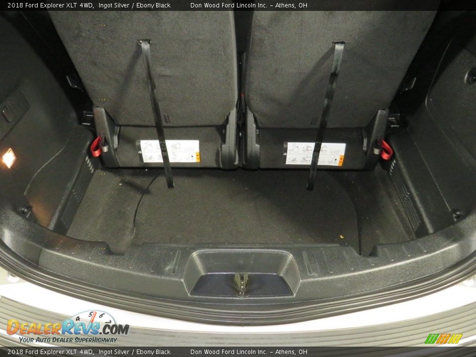 2018 Ford Explorer XLT 4WD Ingot Silver / Ebony Black Photo #13